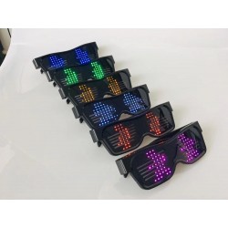 LED party glasses - App / manual control - USB - BluetoothParty