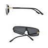 Cat eye-zonnebril - oversized - platte bovenkant uit één stuk - UV400 - unisexZonnebril