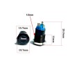 Black push button switch LED - waterproof - momentary self-reset - 12mm / 16mm / 19mm / 22mm - 5V / 12V / 220VSwitches