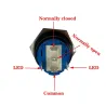 Zwarte drukknopschakelaar LED - waterdicht - vast zelfremmend - 12mm / 16mm / 19mm / 22mm - 5V / 12V / 220VSchakelaars