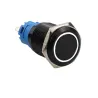 Zwarte drukknopschakelaar LED - waterdicht - vast zelfremmend - 12mm / 16mm / 19mm / 22mm - 5V / 12V / 220VSchakelaars