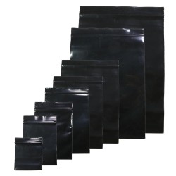 Hersluitbare plastic zakken - zakjes - heatsealing - zwart - 7 * 10 cm - 100 stuksOpbergzakken