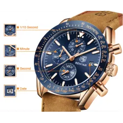 BENYAR - sport quartz horloge - waterdicht - siliconen bandHorloges