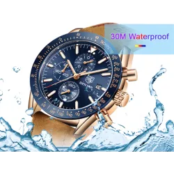 BENYAR - sport quartz horloge - waterdicht - roestvrij staalHorloges