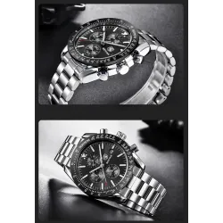 BENYAR - sport quartz horloge - waterdicht - roestvrij staalHorloges