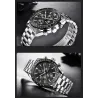 BENYAR - sport quartz horloge - waterdicht - roestvrij staalHorloges