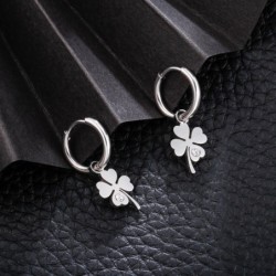 Four leaf clover / crystal - earringsEarrings
