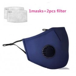 Protective face / mouth mask - PM25 activated carbon filter - air valve - reusableMouth masks