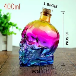 Kristallen hoofdschedel - karaf voor wodka & wijn - 180ml - 400ml - 750mlBar producten