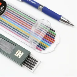 Mechanical triangular pencil - sharpener - 12 color refills / stylusPencil sharpeners