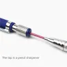 Mechanical triangular pencil - sharpener - 12 color refills / stylusPencil sharpeners