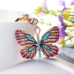 Full crystal butterfly - keychainKeyrings