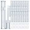 Lege transparante lipgloss containers - met lippenspons stick - 5ml - 20 stuksLippenstiften