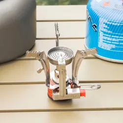 Draagbare mini campingkachel - buiten koken - brander - winddicht - 3000WSurvival gereedschap