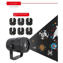 Laser light projector - Christmas patterns - rotating - LEDChristmas