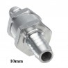 Aluminium brandstofklep terugslagklep eenrichting - benzine diesel water olie - 6 mm/8 mm/10 mm/12 mmMotorfiets onderdelen