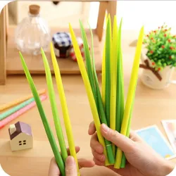 Silicone green grass - ball pen - 12 piecesPens & Pencils