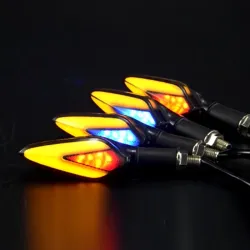 Motor knipperlicht lamp - vloeiende LED verlichting - universeel - waterdicht - 12V LED - 2 stuksRichtingaanwijzers