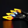 Motor knipperlicht lamp - vloeiende LED verlichting - universeel - waterdicht - 12V LED - 2 stuksRichtingaanwijzers