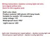 Motor knipperlicht lamp - vloeiende LED verlichting - universeel - waterdicht - 12V LED - 2 stuksRichtingaanwijzers
