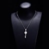 Key pendant necklace - cross / infinity patternNecklaces