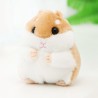 Fluffy fur mini hamster - keychainKeyrings