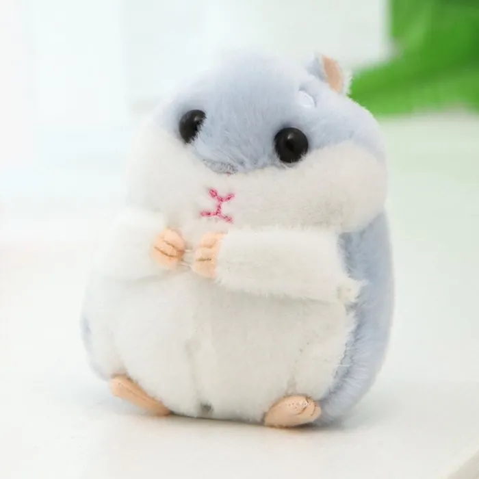 Pluizige vacht mini hamster - sleutelhangerSleutelhangers