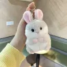 Pluizige vacht mini konijn - sleutelhangerSleutelhangers