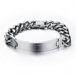 Stainless steel bracelet - Jesus / crossBracelets