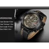 Naviforce - sport quartz horloge - waterdicht - leren bandHorloges