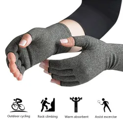 Therapeutische compressiehandschoenen - pijnverlichting bij artritis - katoenMassage