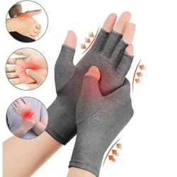 Therapeutic compression gloves - arthritis pain relief - cottonMassage