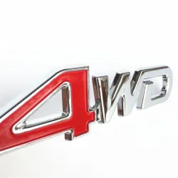 4WD car sticker - 3D metal emblemStickers