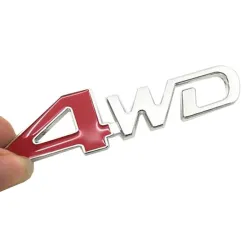 4WD car sticker - 3D metal emblemStickers