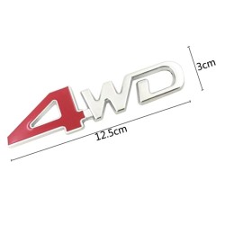 4WD car sticker - 3D metal emblemStickers