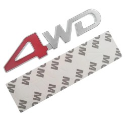 4WD car sticker - 3D metal emblemStickers
