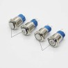 Metal push button switch - self-lock - LED - 16mmSwitches