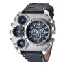 OULM 1349 - sport groot horloge - kompas - leren bandHorloges