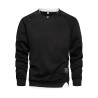 Klassiek sweatshirt - pullover met ronde hals - nep-tweedeligHoodies & Sweaters