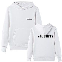 Stijlvolle hoodie - fleecejack - met zakken - SECURITY-opschriftHoodies & Sweaters