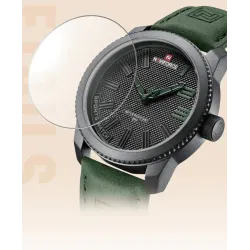 NAVIFORCE - militair sporthorloge - Quartz - waterdicht - leren band - groenHorloges