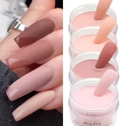 Acrylnagelpoeder - lichtroze stofNagellak