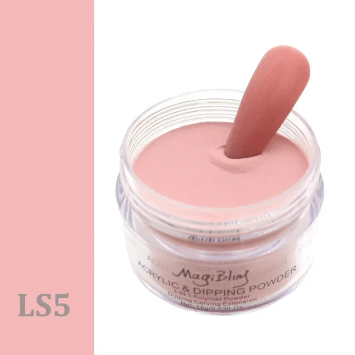 Acrylnagelpoeder - lichtroze stofNagellak