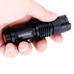 Mini zaklamp - super helder - instelbare zoomfocus - 2000Lm - CREE Q5 - LEDZaklampen