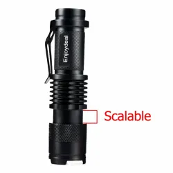 Mini zaklamp - super helder - instelbare zoomfocus - 2000Lm - CREE Q5 - LEDZaklampen