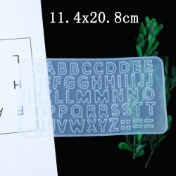 Alphabet / numbers silicone mold - crystal resin - art makingEducational