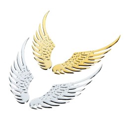 3D metal wings - car / motorcycle sticker - 2 piecesStickers