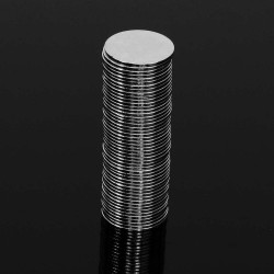 N50 - neodymium magnet - round disc - 15mm * 1mm - 50 piecesN50