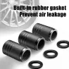 Motor/fietsband luchtventielen - aluminium doppen - middelvinger/schedel - 4 stuksVentieldoppen