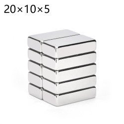 N35 - neodymium magnet - rectangle block - 25 * 10 * 5mmN35